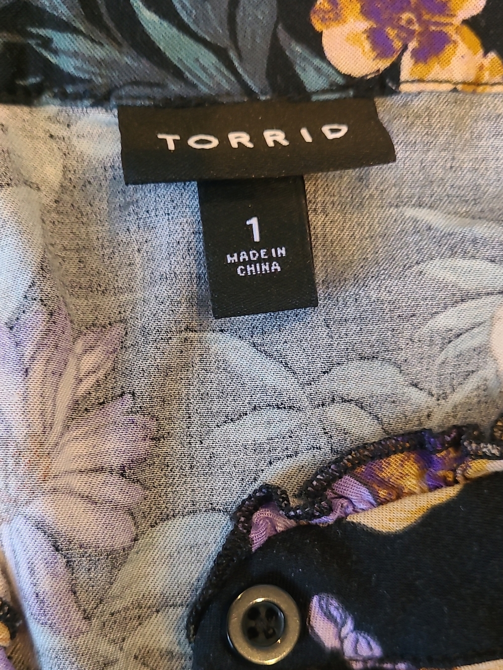 Torrid Black Floral Tie Maxi Dress Size 1 (1X) - Picture 13 of 14